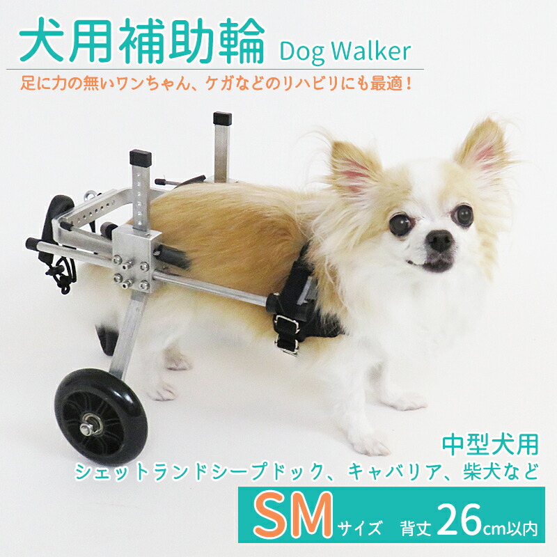 楽天市場】【最大80%off楽天SALE】犬用補助輪 SMサイズ 犬用車椅子 小