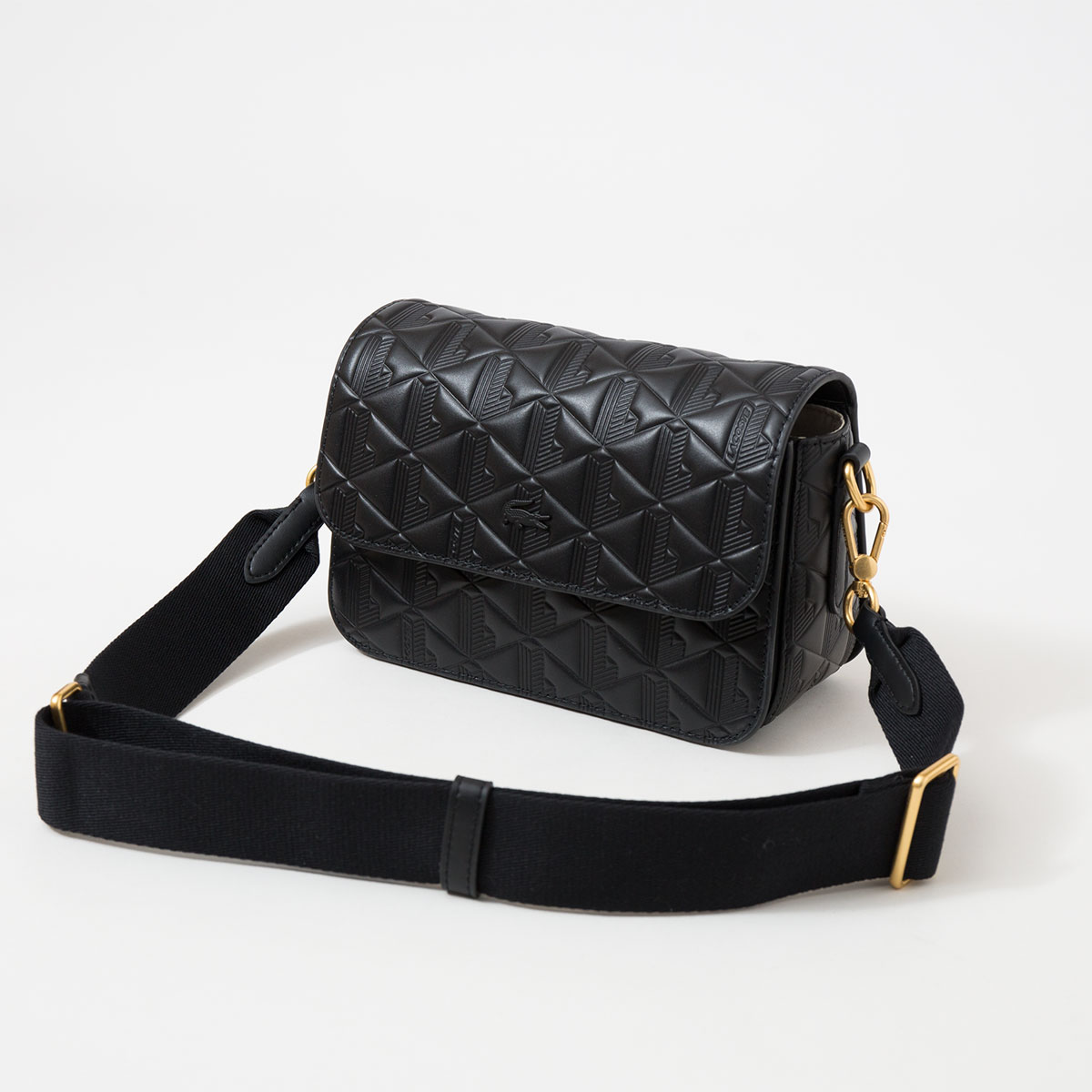 ラコステ マヘキ レザー メッセンジャーバッグ LACOSTE NF4712MH