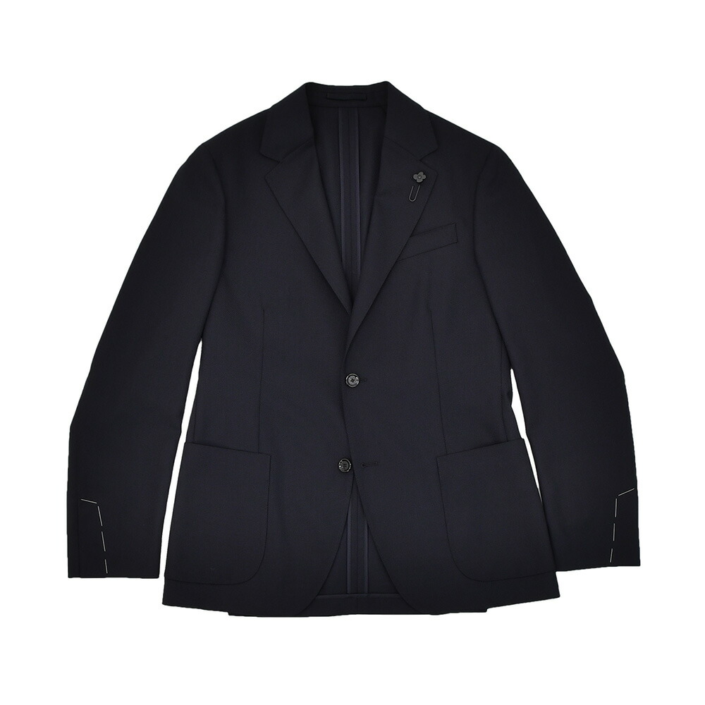 ラルディーニ LARDINI ジャケット メンズ 2Bジャケット 紺ブレ ウール