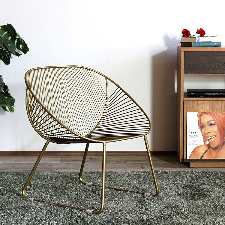 楽天市場】【10％OFF！スーパーセール限定】アイアン チェア ワイヤー