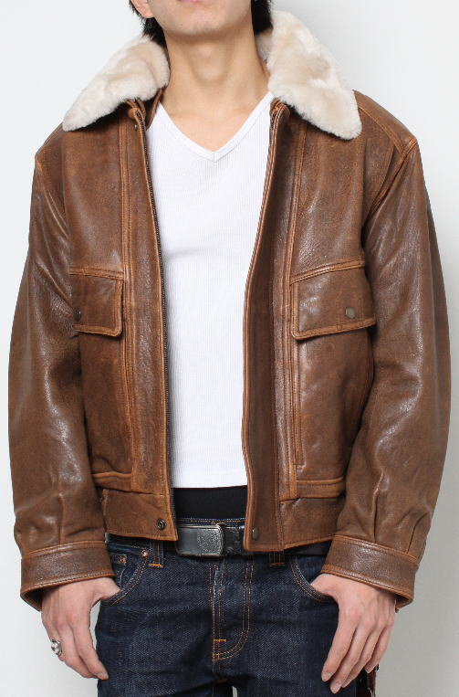 楽天市場】革ジャン ボンバー メンズ 本革 ラム ボマージャケット