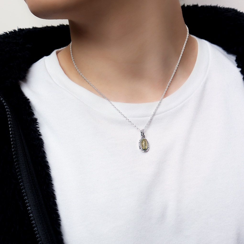 BURDEN OF PROOF メキシカン マリア メダイ ネックレス ペンダント