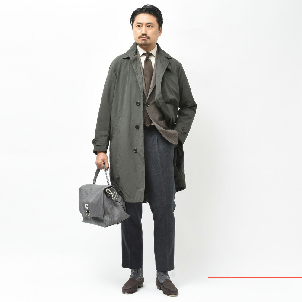 ASPESI（アスペジ）ウォッシュドポリナイロンバルカラーコート MP