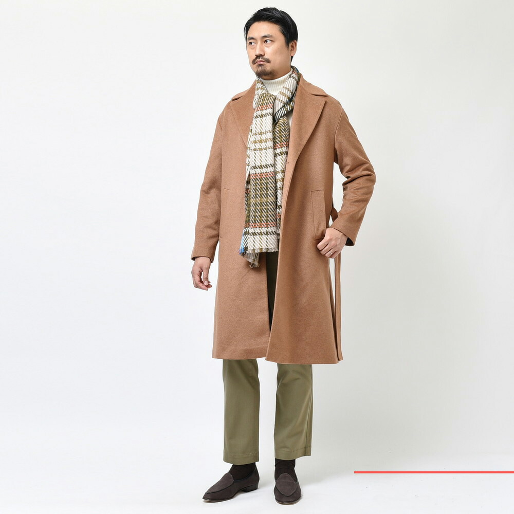 Hevo（イーヴォ）OSTUNIオストゥーニ カシミアフランネルソリッド