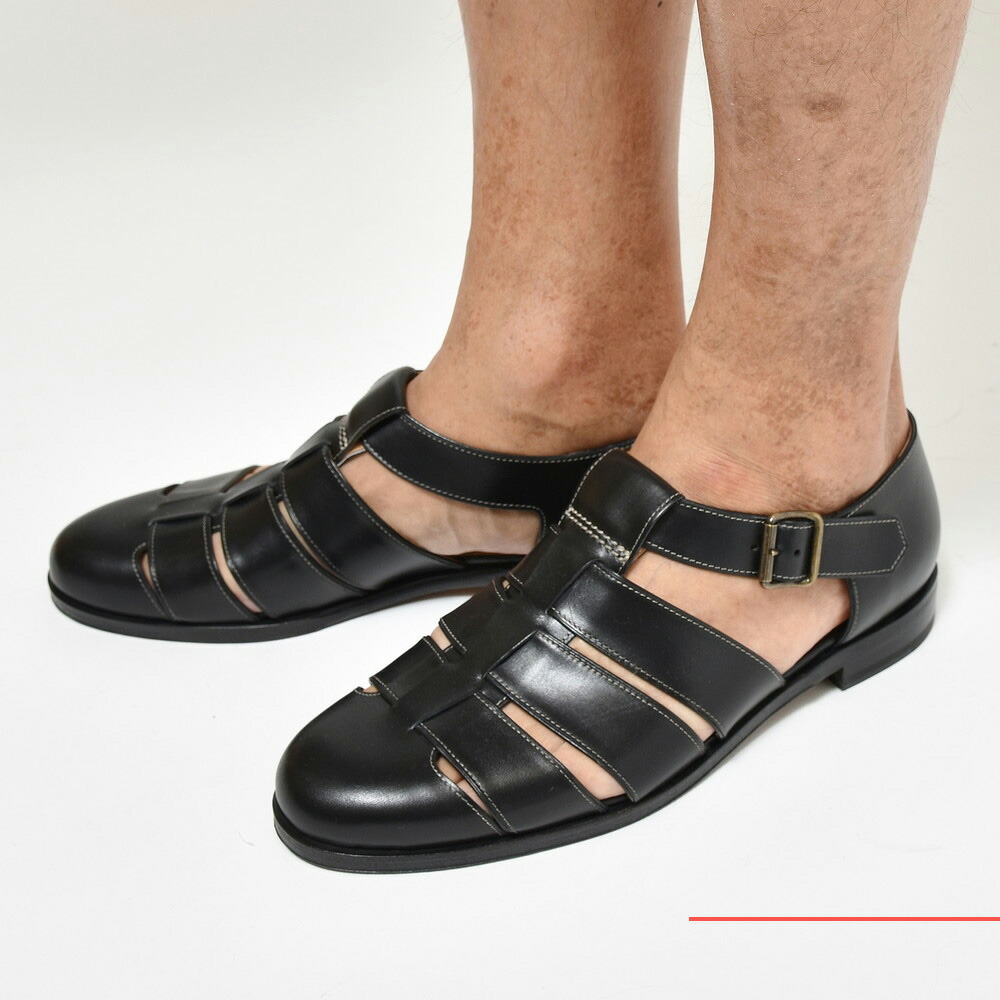 F.LLI Giacometti（フラテッリジャコメッティ）カーフレザーグルカ