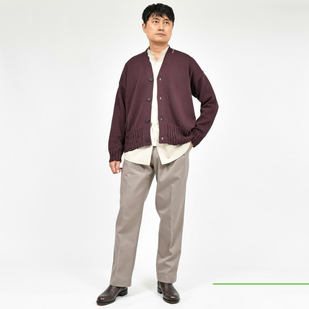 MARNI（マルニ）コットンダメージニットカーディガン CDMG0136Q0