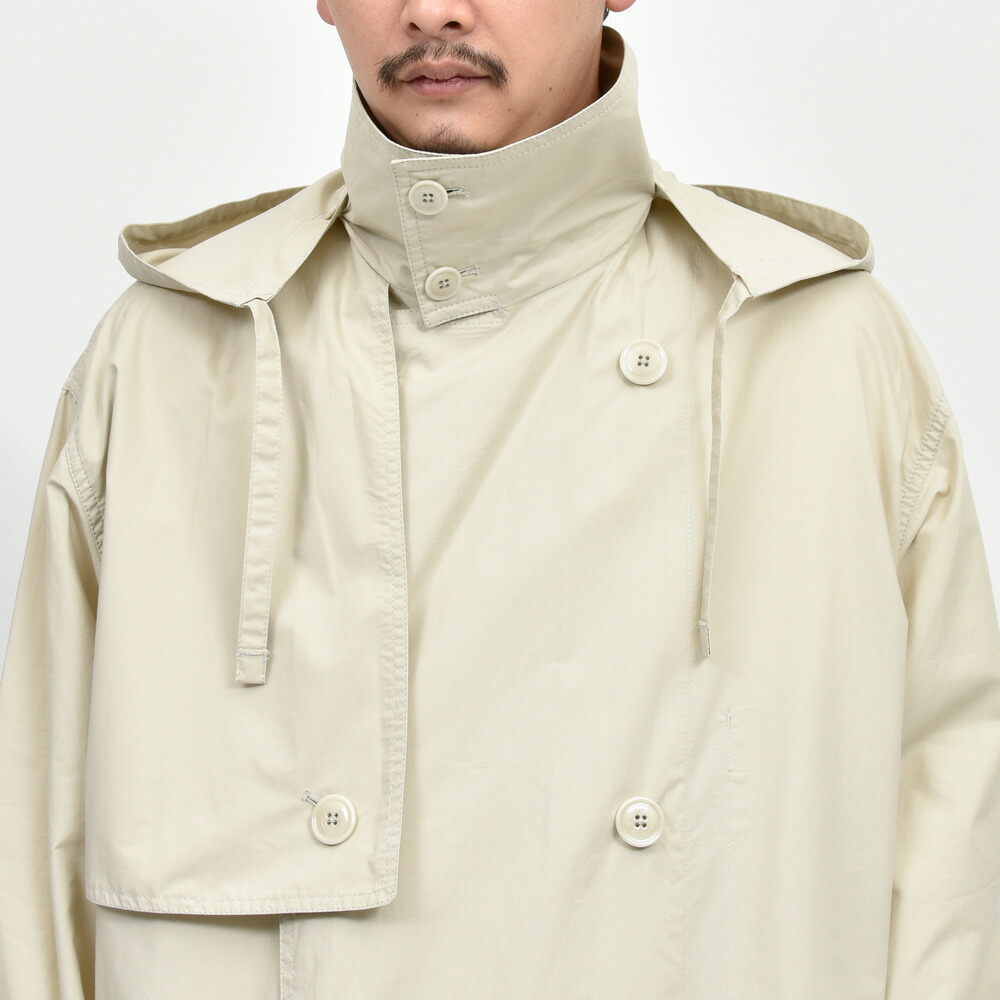 LEMAIRE（ルメール）ライトフーデッドトレンチ LF1371 14151400112