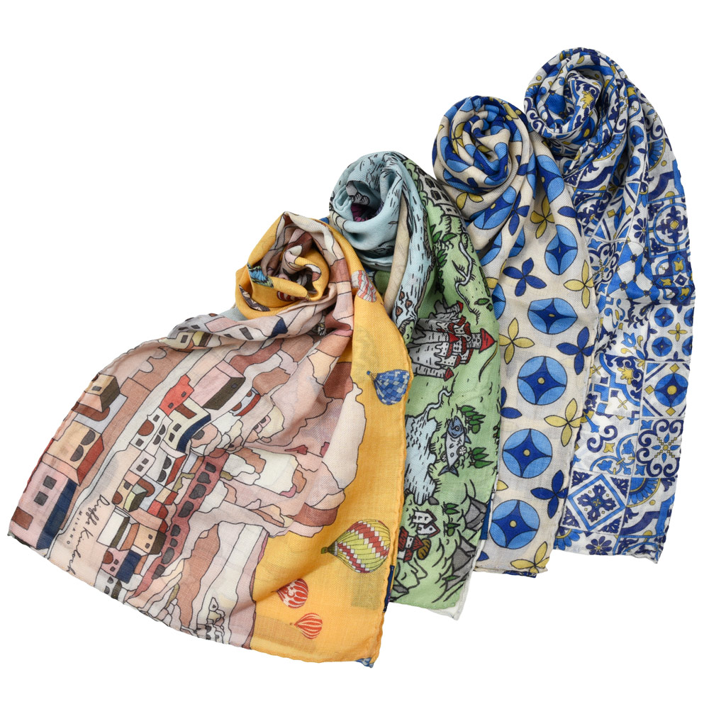 Dieffe Kinloch（ディエッフェ キンロック）ウールプリントストール