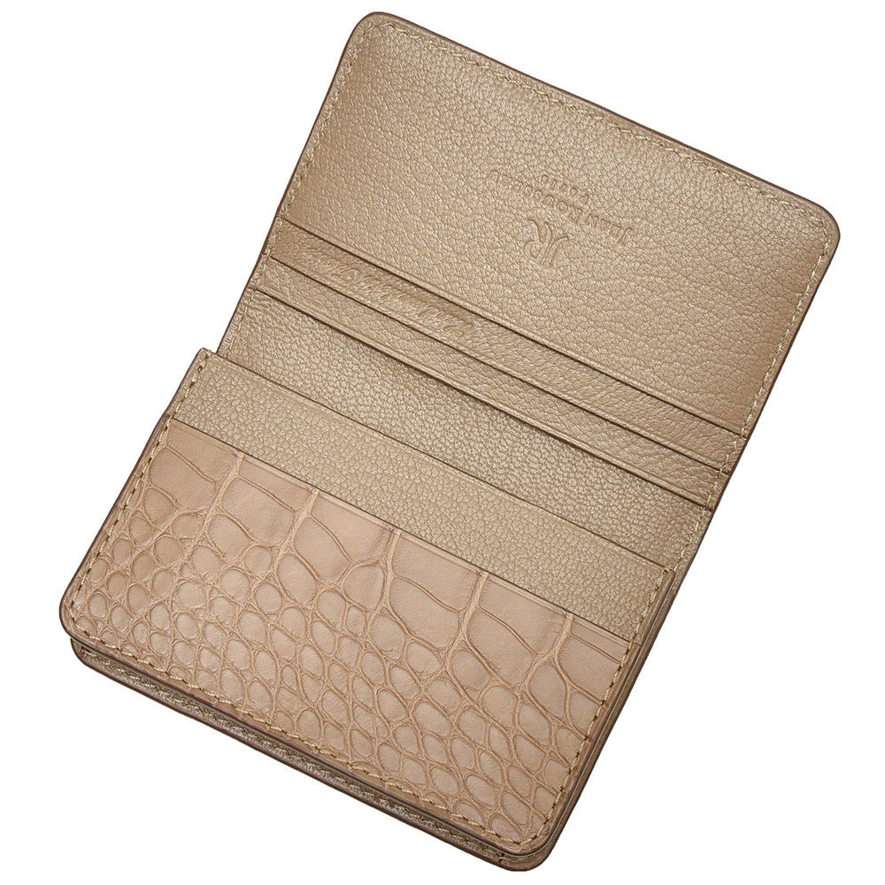 JEAN ROUSSEAU（ジャンルソー）ルイジアナアリゲーターカードケース