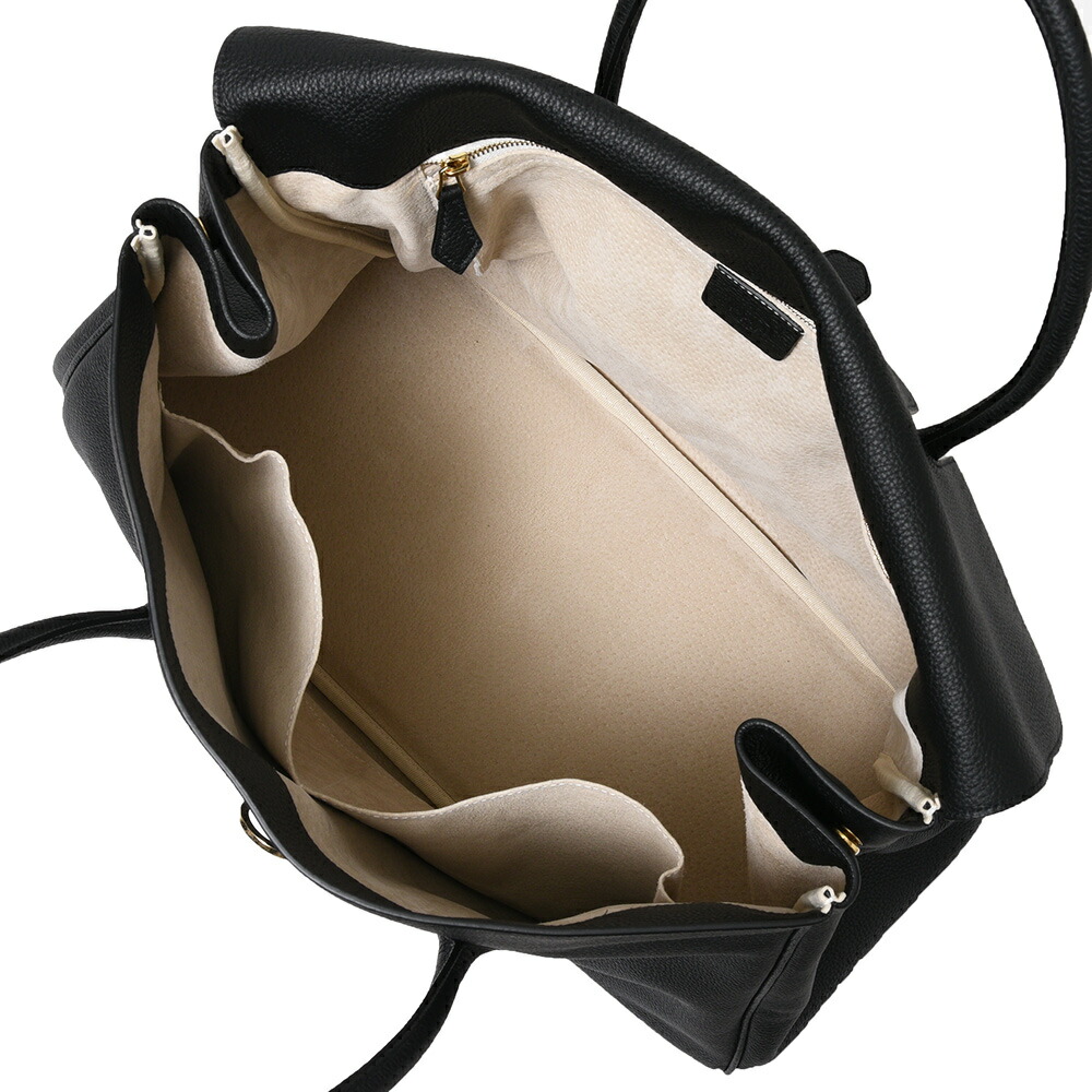 Cisei（シセイ/チセイ）シュリンクレザーフラップトートバッグ/Lサイズ