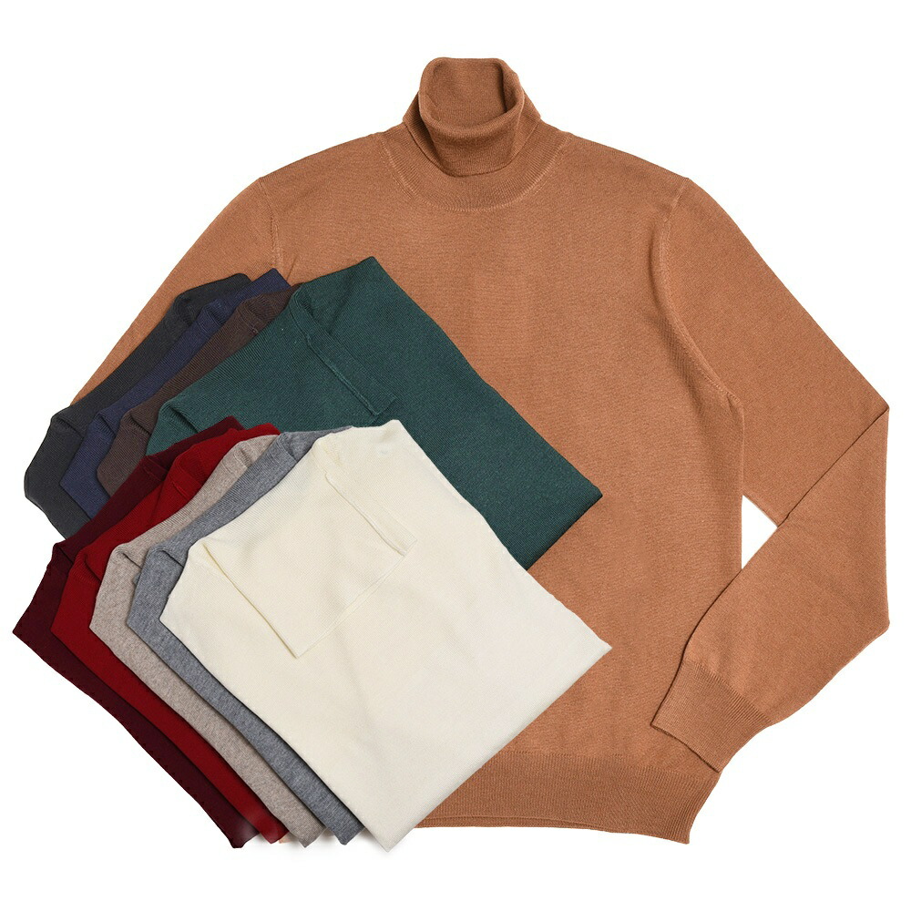 GRAN SASSO（グランサッソ）12ゲージウールソリッドタートルネック