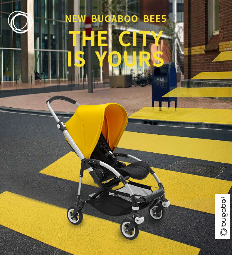 バガブー・ビー・ファイブ bugaboo bee5 [ブラックFrame]｜エアバギー