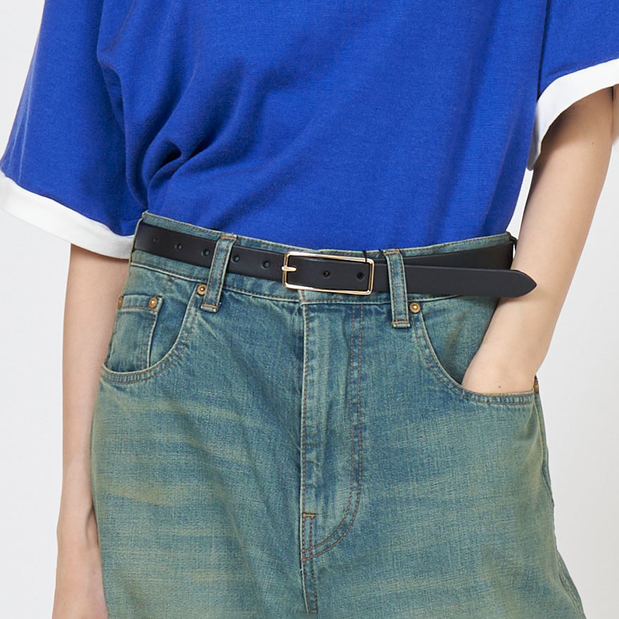 楽天市場】シンゾーン Shinzone スレンダー レザー ベルト 15AMSIT55