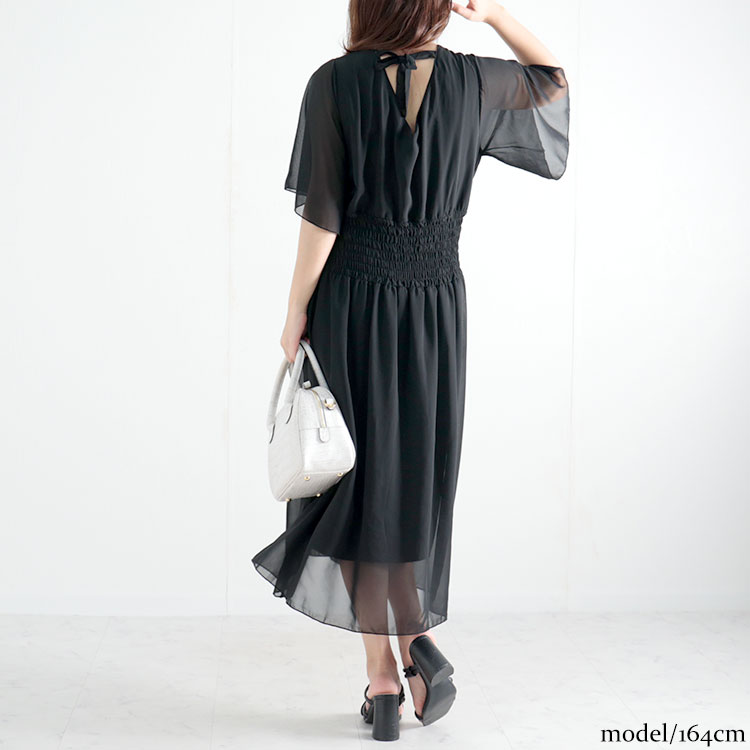 20周年感謝セール】 大きいサイズ レディース バックリボン