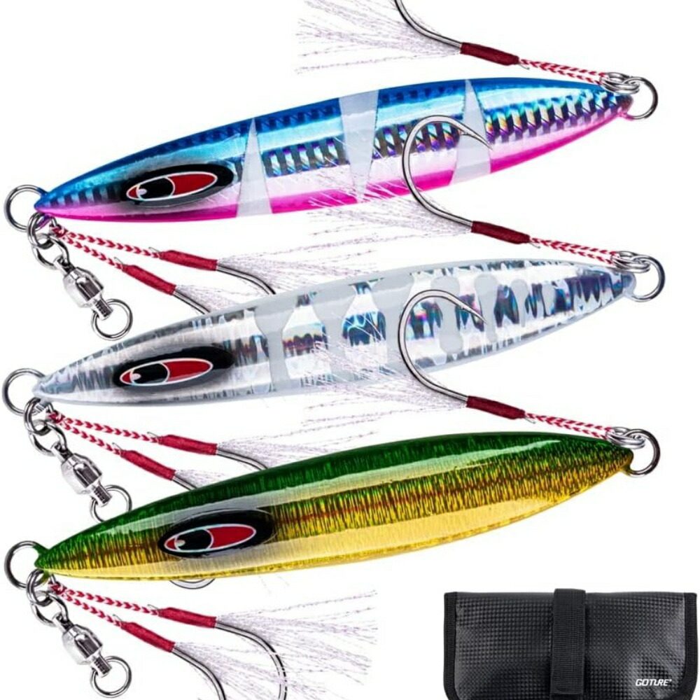 楽天市場】Goture メタルジグセット スロージグセット オフショア