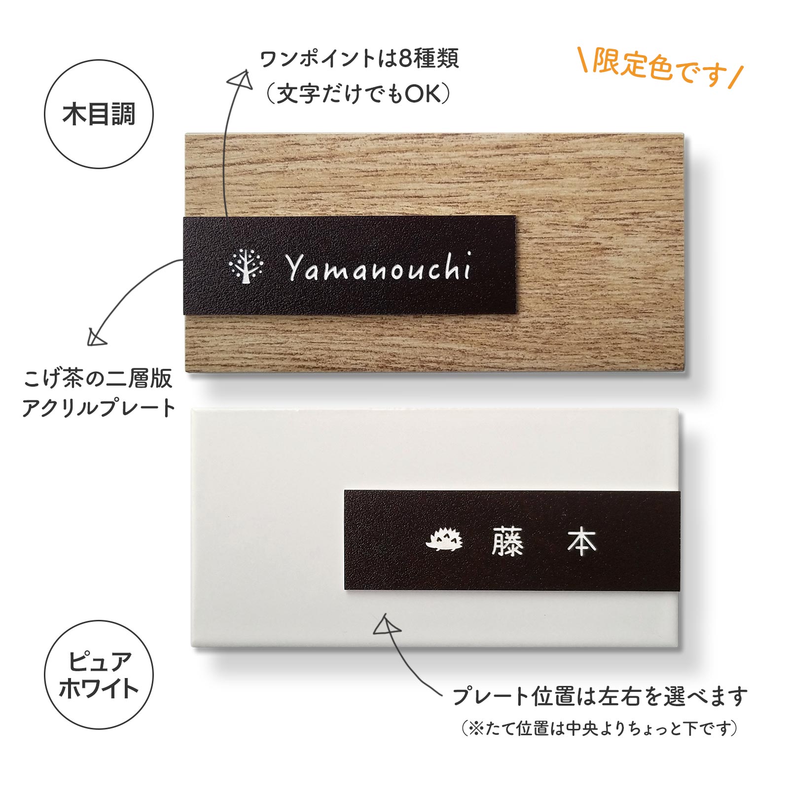 楽天市場】【SALE×500円OFFクーポン／P10倍】 表札 タイル 戸建て 二層