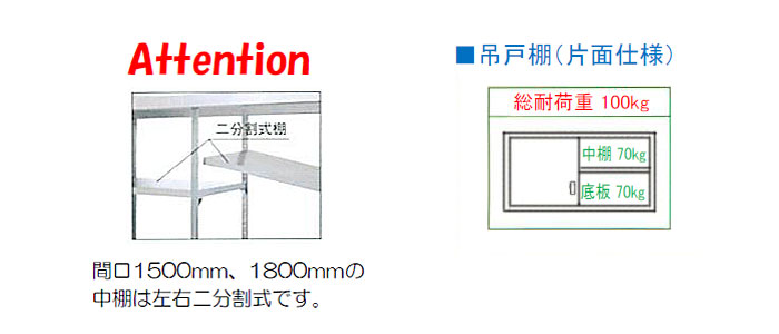 業務用/新品】【シンコー】吊戸棚 幅1200×奥行350×高さ600 [H60-12035