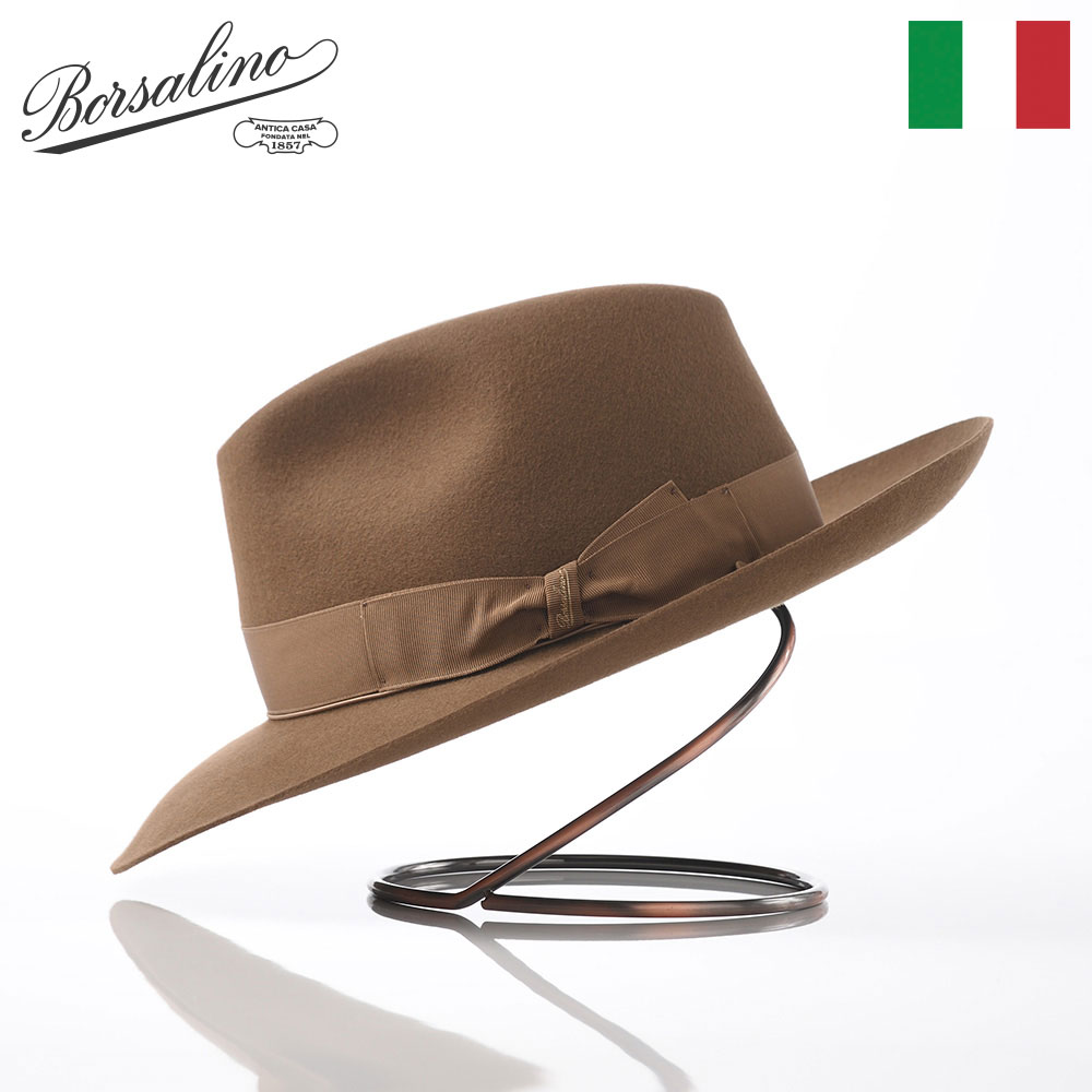 楽天市場】Borsalino ボルサリーノ 中折れハット フェルト帽 秋 冬