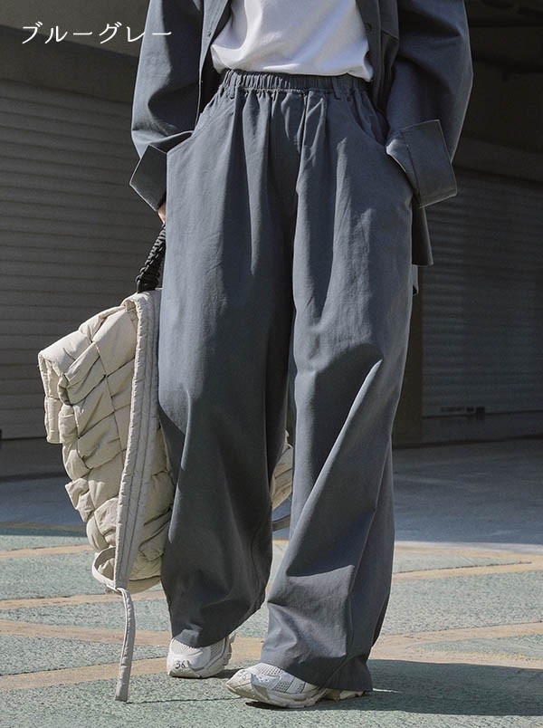 楽天市場】ワイドパンツ ズボン 大きめ オーバーサイズ ビッグ