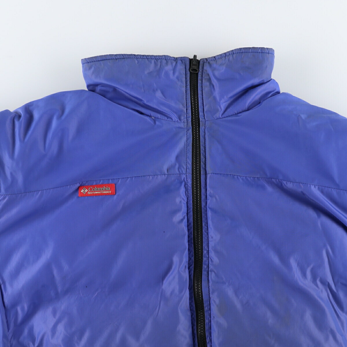 古着 80年代 コロンビア Columbia 紺タグ リバーシブル ダウン