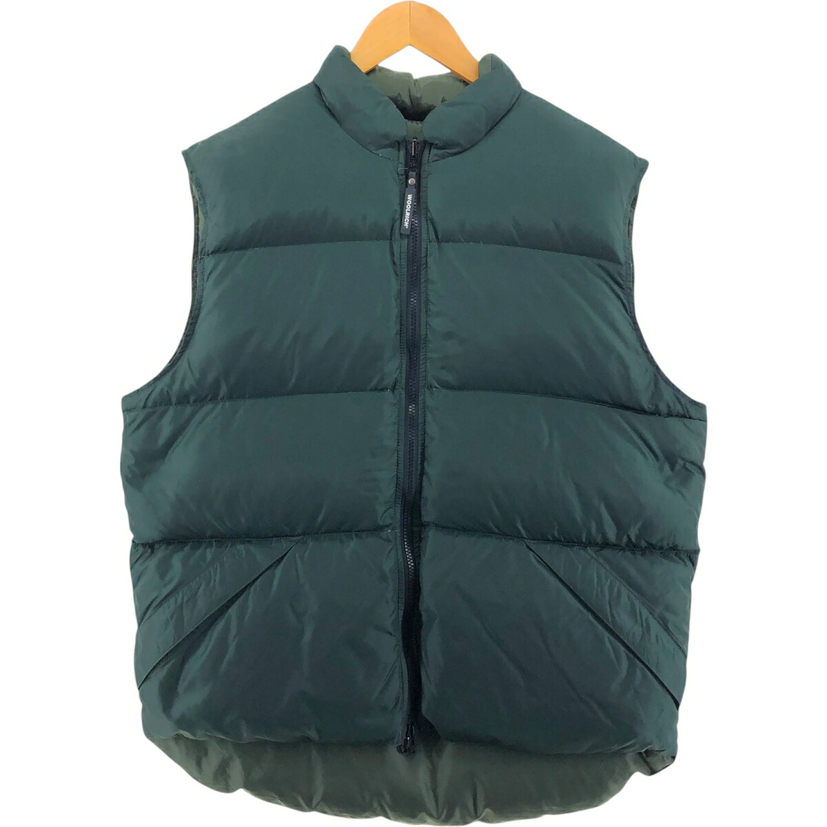 古着 00年代 ウールリッチ WOOLRICH リバーシブル ダウンベスト メンズ