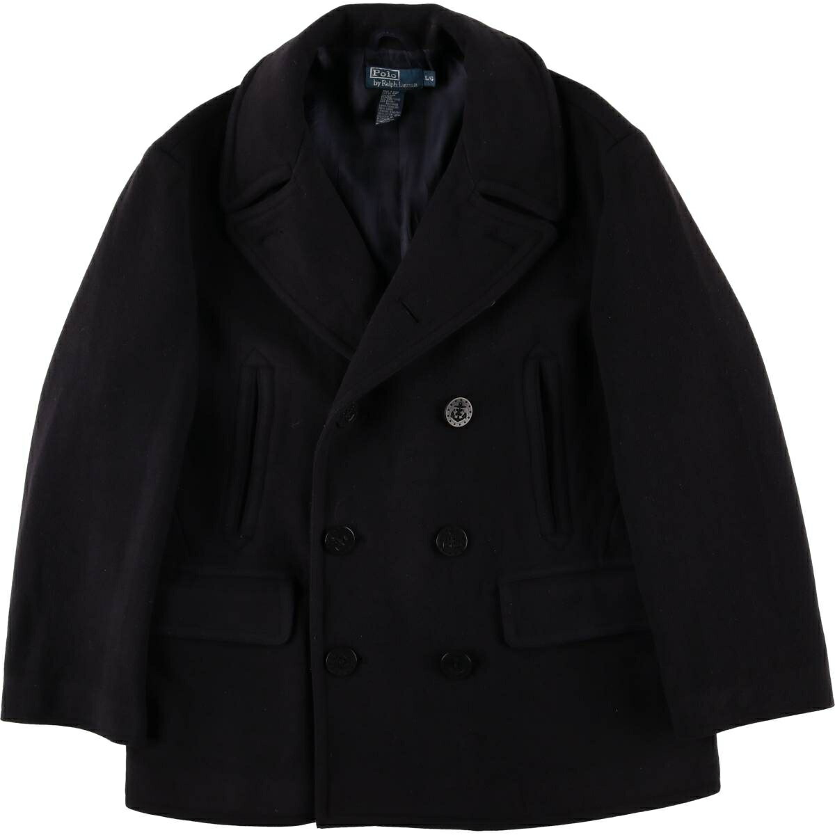 古着 ラルフローレン Ralph Lauren POLO by Ralph Lauren ピーコート P