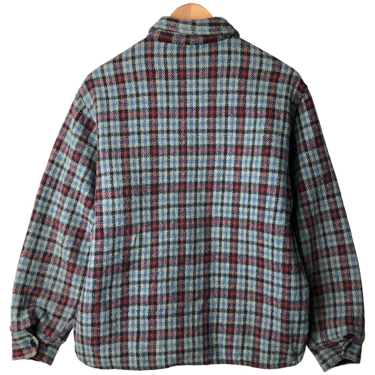 古着 ケイマート Kmart チェック柄 ウールCPOシャツ シャツジャケット