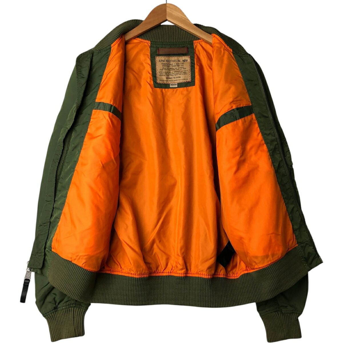 古着 民間品 アルファ ALPHA MA-1タイプ ミリタリー フライト