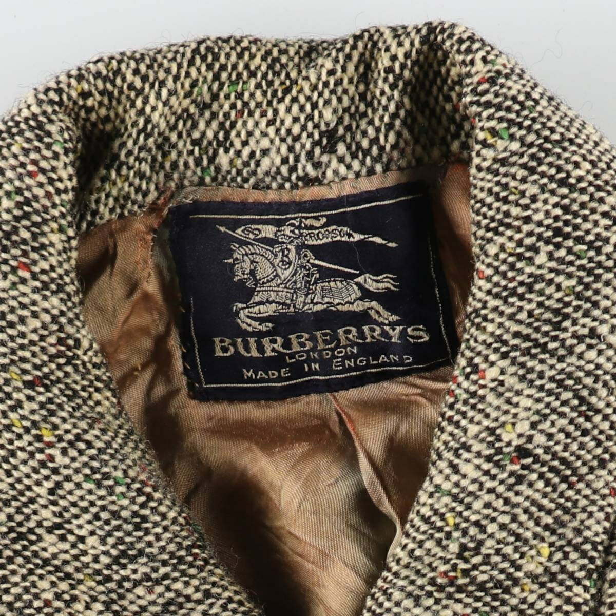 古着 50年代 バーバリー Burberrys LONDON IRISH HAND WOVEN TWEED