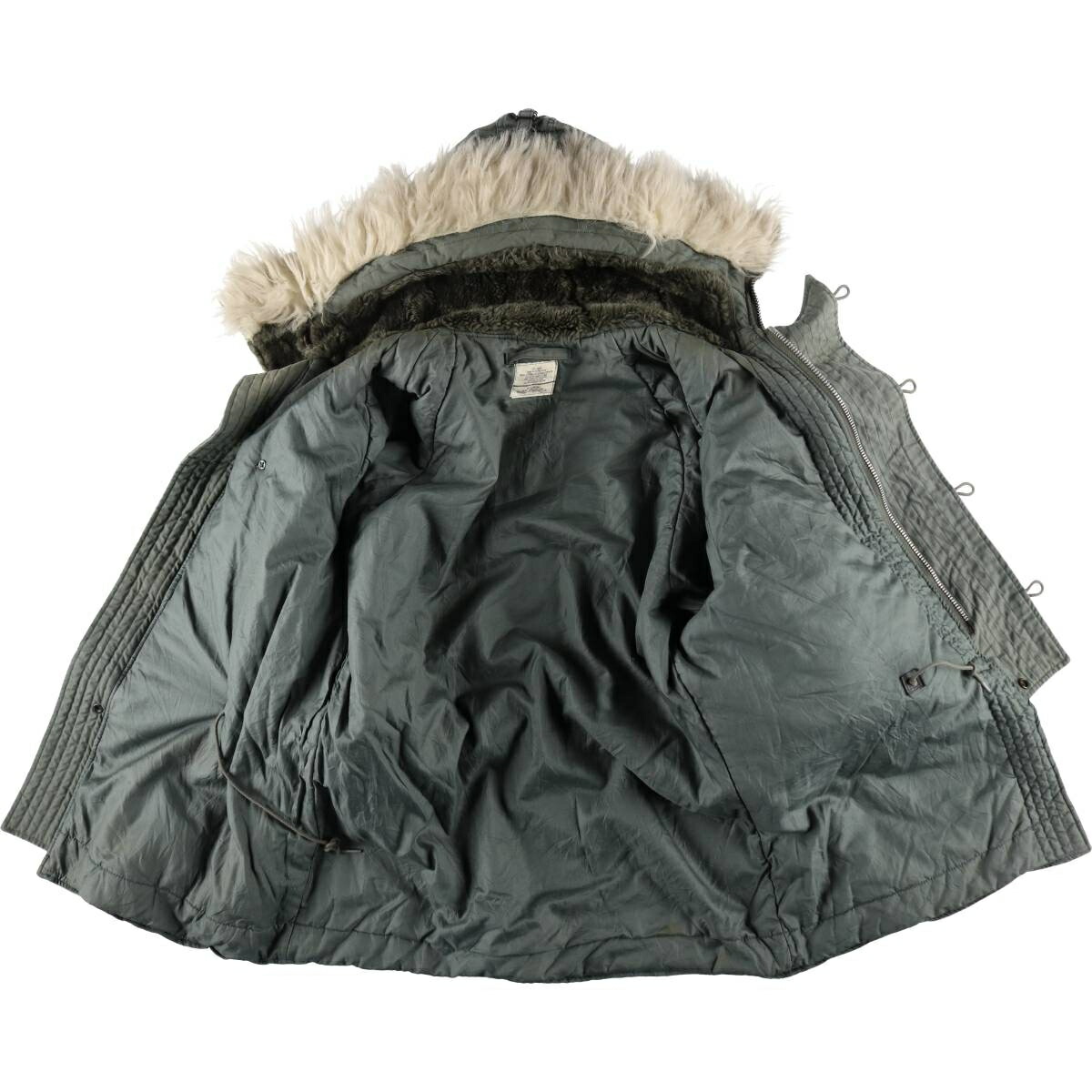 古着 90年代 米軍実品 N-3B ミリタリー フライトジャケット USA製