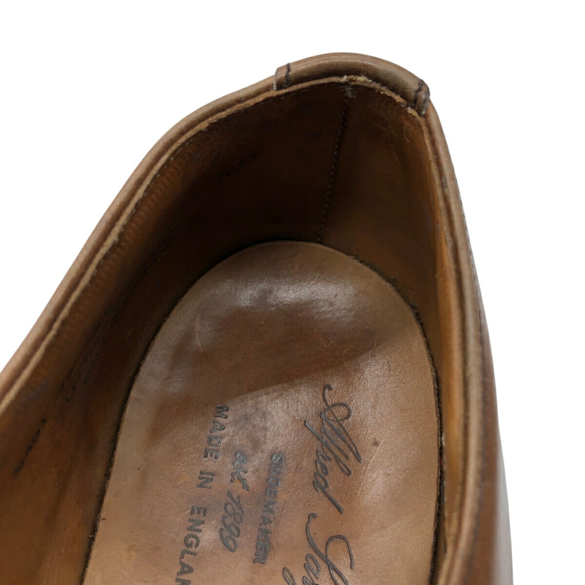 古着 アルフレッドサージェント Alfred Sargent Uチップシューズ 英国