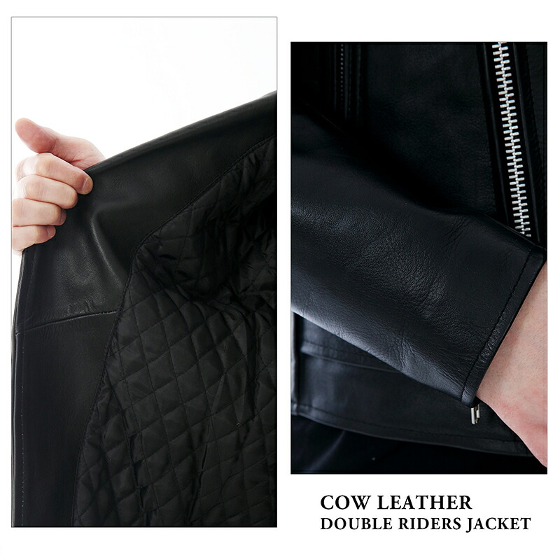 楽天市場】【キルティング加工で暖かい】 ダブルライダースジャケット