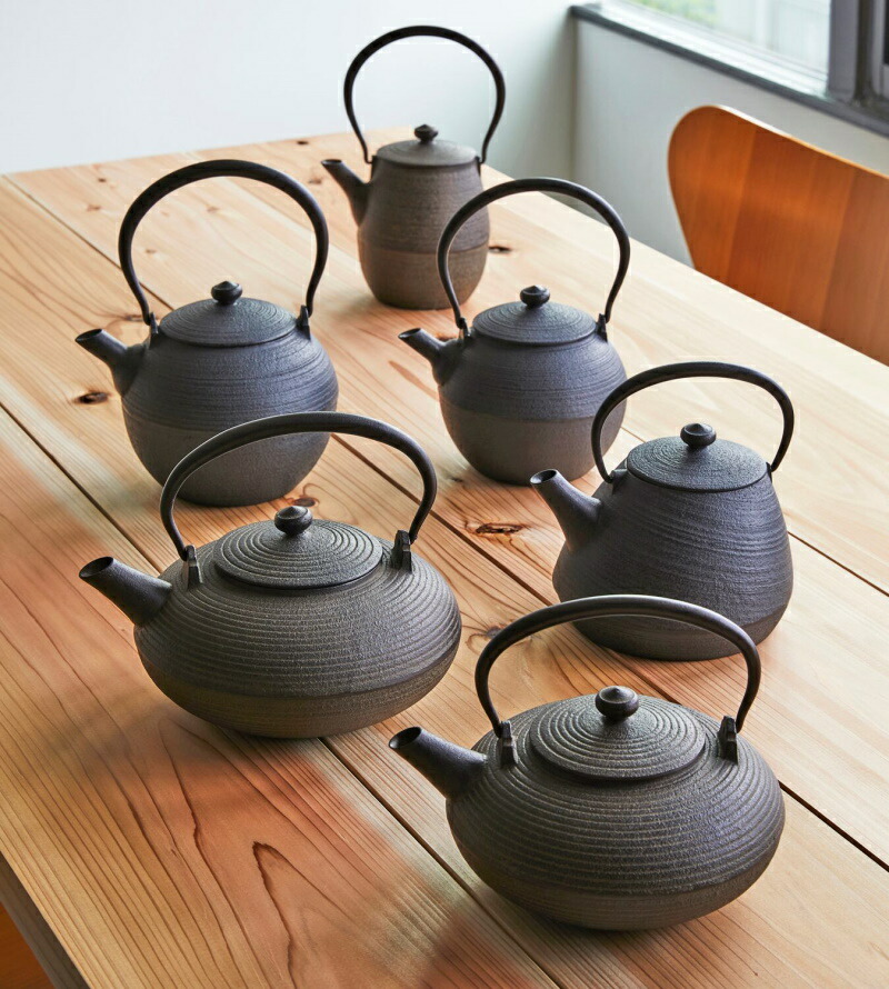 山形 鋳物 鋳心ノ工房 普段使い IH 直火 両対応 鉄 急須 常々シリーズ