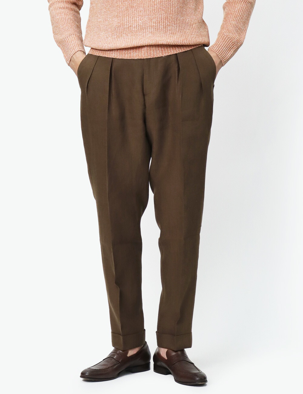 ベルウィッチ / BERWICH / スコッチ / SCOTCH / ツープリーツ パンツ