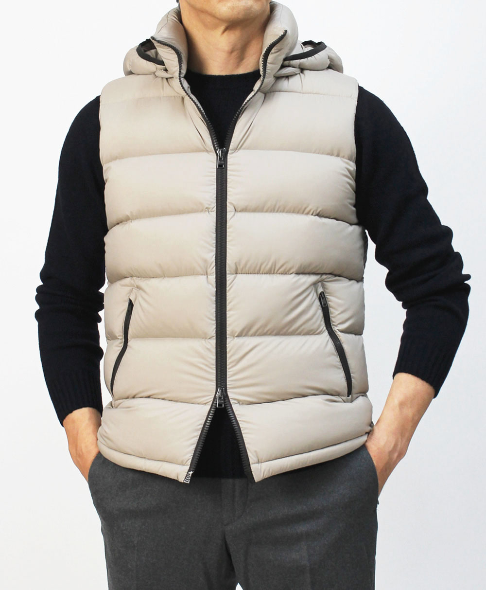 ヘルノ / HERNO / 軽量 超マットナイロン ダウン ベスト / ダウン ジレ