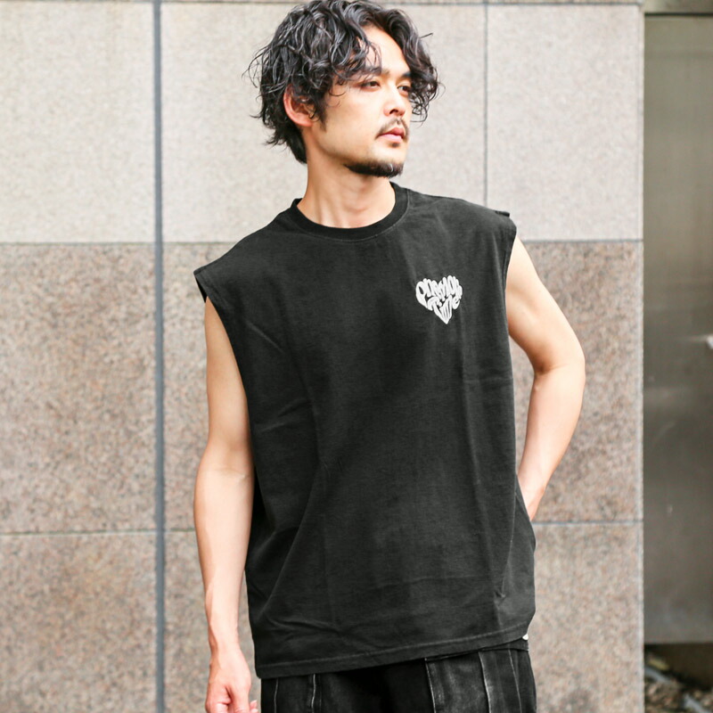 楽天市場】ノースリーブ Tシャツ タンクトップ メンズ 袖なし トップス