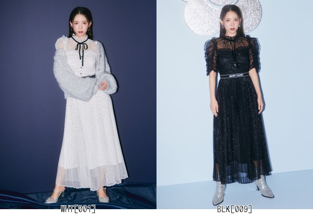 楽天市場】【LILY BROWN×MARY QUANT】ベルト付きドットチュールドレス