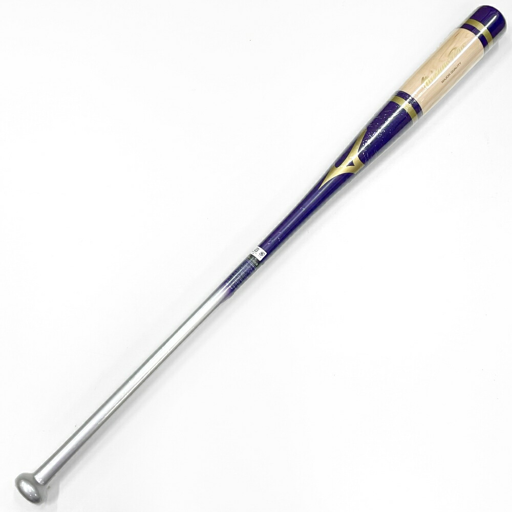 楽天市場】パープル×シルバー ミズノプロ 野球 木製 ノックバット