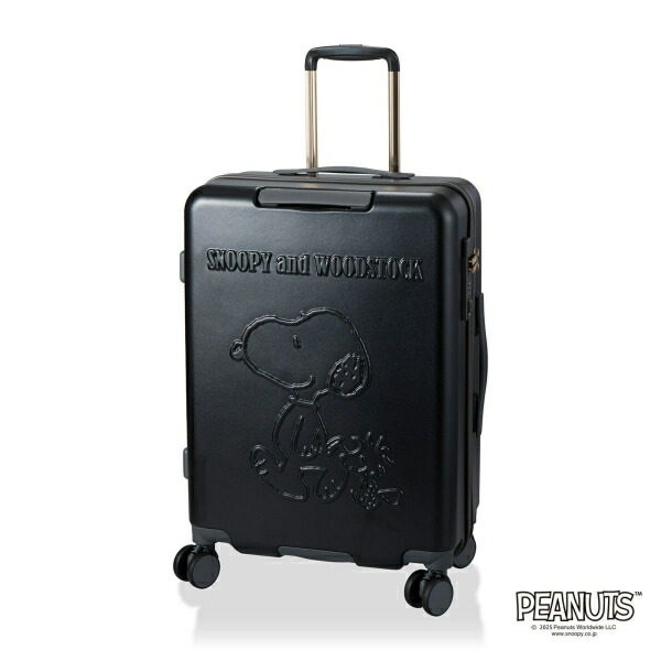 スヌーピー ウッドストック ジッパータイプ スーツケース 50L