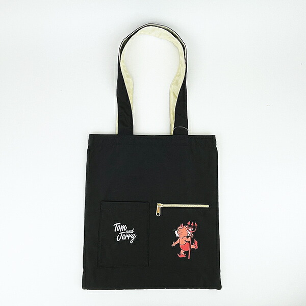 トムとジェリー トム 天使と悪魔 リバーシブルトートバッグ