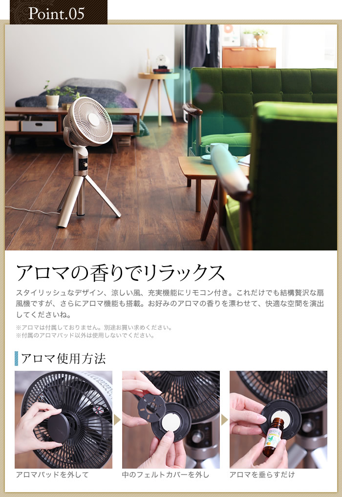 インテリアショップ roomy カモメファン Fシリーズ 20cm