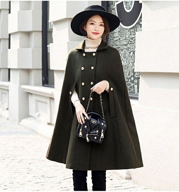 楽天市場】【XS/S/M/L/XL】ケープコート マントコート チェスター