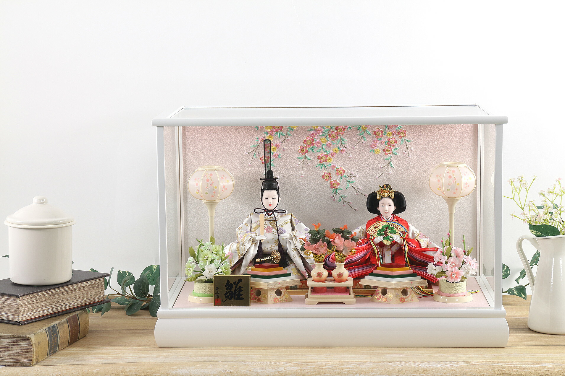 雛人形ケース入り親王飾りセット【P85301】 | 職人手作りの【秀光人形