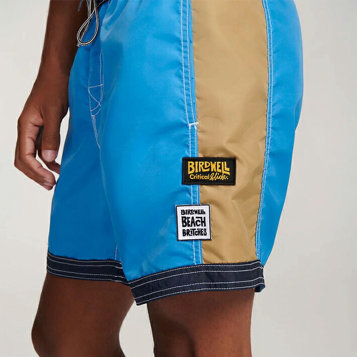 skip】BIRDWELL ボードショーツ ワイン×水色 29インチ skip】BIRDWELL