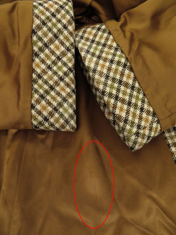 GUCCI】グッチ『チェック柄 コート size36』504604 ZKK35 2017