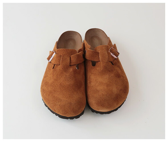 BIRKENSTOCK - Boston Suede Leather - MINK - MEN'S ビルケンシュトッ