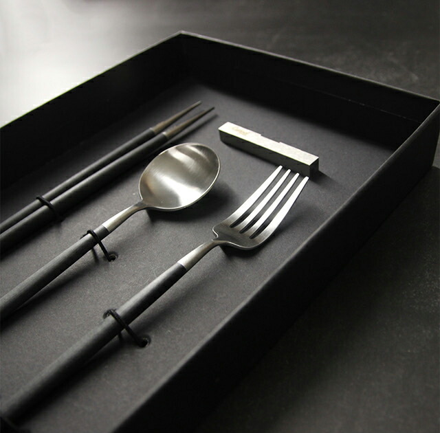 楽天市場】Cutipol GOA クチポール ゴア ブラック 箸＆箸置き