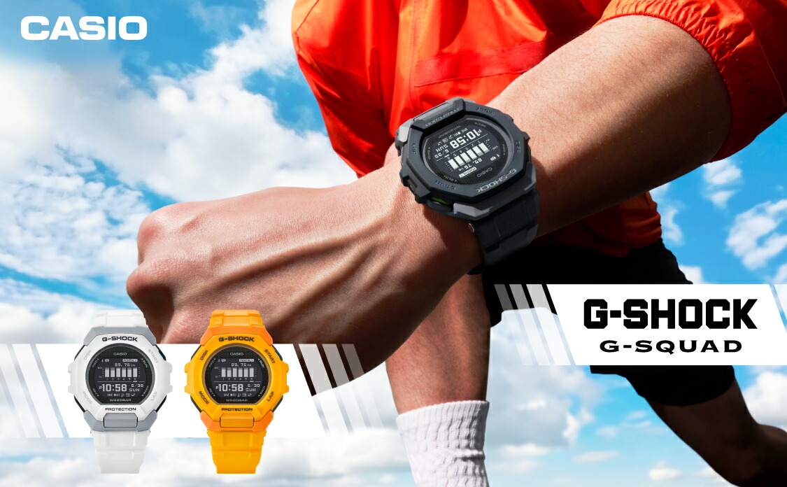 楽天市場】G-SHOCK Gショック GBD-200-1JF G-SQUAD Gスクワッド