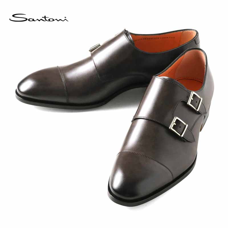 楽天市場】【50%OFF】Santoni / サントーニ｜ダブルモンクストラップ