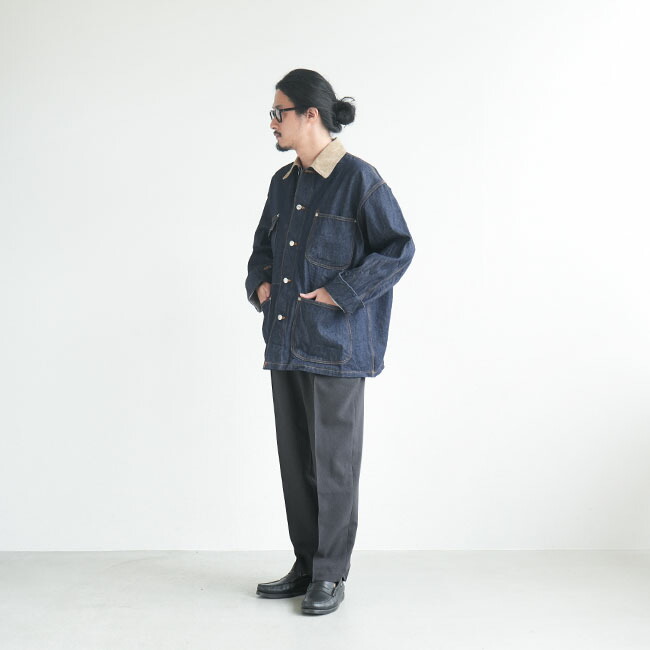 01-6034-81]orSlow(オアスロウ)LOOSE FIT COVERALL(ルーズフィット